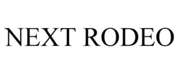 NEXT RODEO trademark