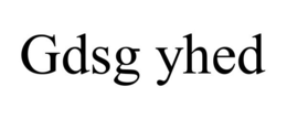 GDSG YHED trademark
