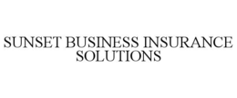 SUNSET BUSINESS INSURANCE SOLUTIONS trademark
