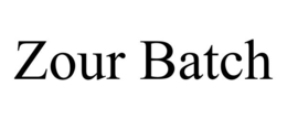 ZOUR BATCH trademark