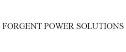 FORGENT POWER SOLUTIONS trademark