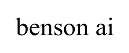 BENSON AI trademark