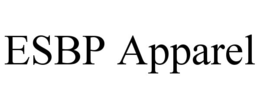 ESBP APPAREL trademark