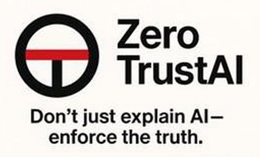 DON'T JUST EXPLAIN AL- ENFORCE THE TRUTH. ZERO TRUSTAI trademark