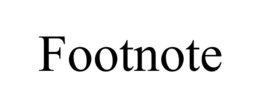 FOOTNOTE trademark