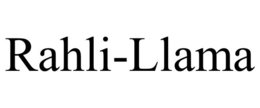 RAHLI-LLAMA trademark