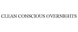 CLEAN CONSCIOUS OVERNIGHTS trademark