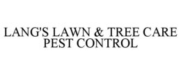 LANG'S LAWN & TREE CARE PEST CONTROL trademark