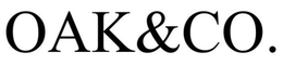 OAK&CO. trademark