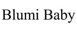 BLUMI BABY trademark