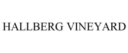 HALLBERG VINEYARD trademark