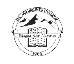 MT. SAN JACINTO COLLEGE MAGNA EST VERITAS 1963 trademark