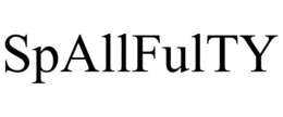SPALLFULTY trademark