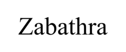 ZABATHRA trademark