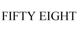 FIFTY EIGHT trademark
