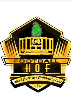 FOOTBALL WEED BURNOFF CANNIBUS CUP HOF 330 trademark