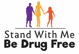 STAND WITH ME BE DRUG FREE trademark