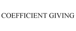 COEFFICIENT GIVING trademark