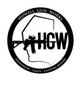 HOWELL GUN WORKS HGW GUNSMITH SALES CUSTOM BUILDS trademark