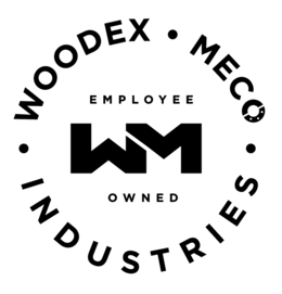 WOODEX MECO INDUSTRIES EMPLOYEE WM OWNED trademark
