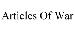 ARTICLES OF WAR trademark