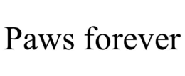 PAWS FOREVER trademark