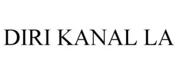 DIRI KANAL LA trademark