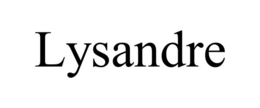 LYSANDRE trademark