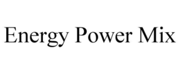ENERGY POWER MIX trademark