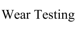 WEAR TESTING trademark