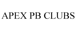 APEX PB CLUBS trademark