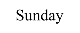 SUNDAY trademark