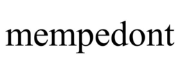 MEMPEDONT trademark