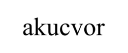 AKUCVOR trademark