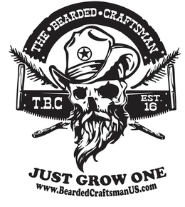 THE ◦ BEARDED ◦ CRAFTSMAN T.B.C EST. 16 JUST GROW ONE WWW.BEARDEDCRAFTSMANUS.COM trademark