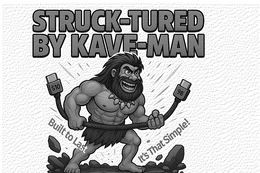 STRUCK-TURED BY KAVE-MAN BUILT TO LAST IT’S THAT SIMPLE! S10 98 trademark