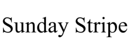 SUNDAY STRIPE trademark