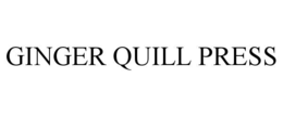 GINGER QUILL PRESS trademark