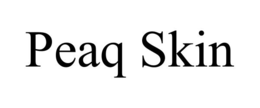 PEAQ SKIN trademark