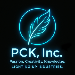 PCK, INC. PASSION. CREATIVITY. KNOWLEDGE. LIGHTING UP INDUSTRIES. trademark