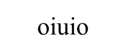 OIUIO trademark