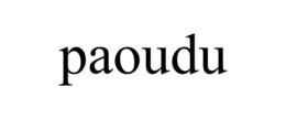 PAOUDU trademark