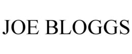 JOE BLOGGS trademark