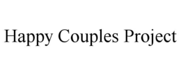 HAPPY COUPLES PROJECT trademark