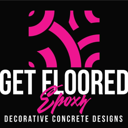 GET FLOORED EPOXY DECORATIVE CONCRETE DESIGNS trademark