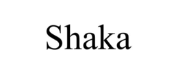 SHAKA trademark