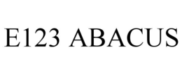 E123 ABACUS trademark