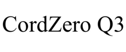 CORDZERO Q3 trademark