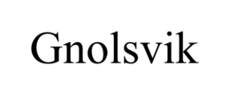 GNOLSVIK trademark