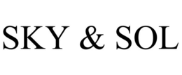 SKY & SOL trademark